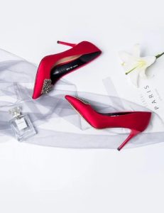 Bella Red High Heel Shoes