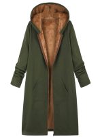 Ladies Faux Fur Long Overcoat