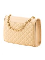 Ladies Light Pink Handbag with Golden Sling