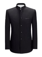 Mens Chinese Style Mandarin Jacket