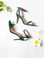 Bella Green High Heel Sandals